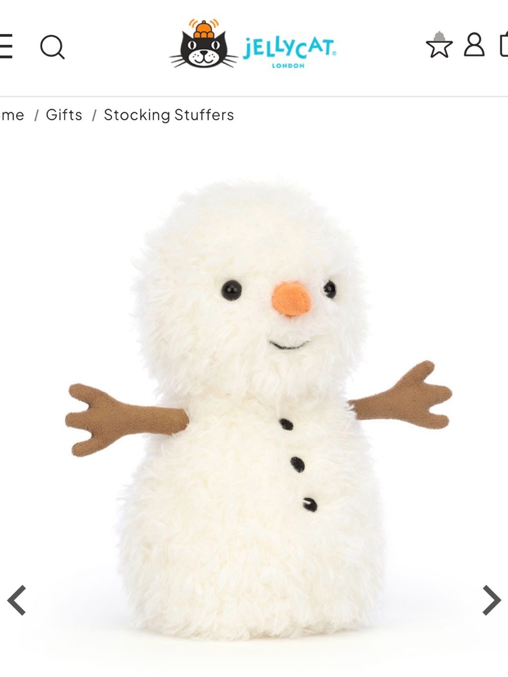 Little Snowman Jellycat